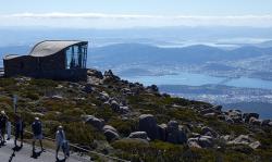 Viewing room on Mt Wellington